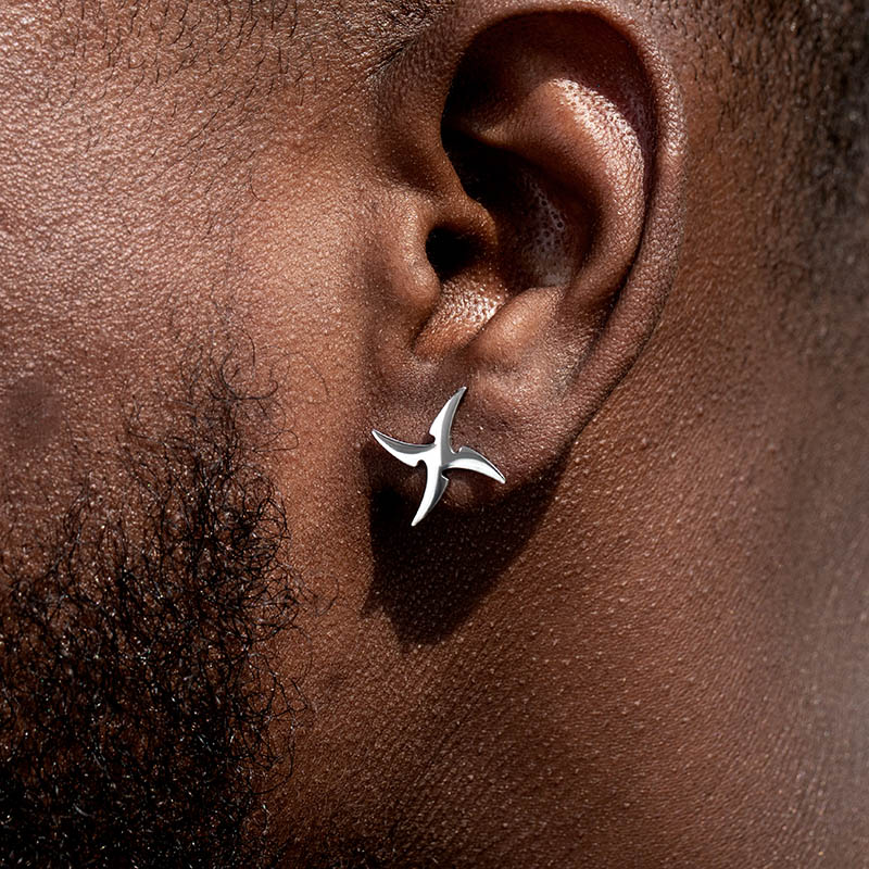 Darts Stainless Steel Stud Earrings Bold Statement Style With Street Luxury - Image 4