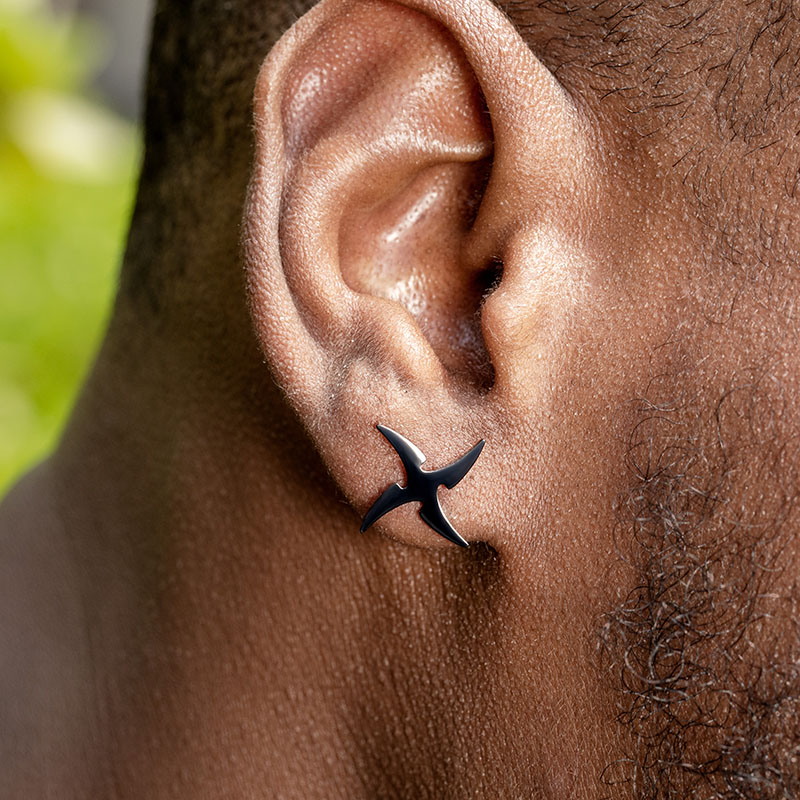 Darts Stainless Steel Stud Earrings Bold Statement Style With Street Luxury - Image 5