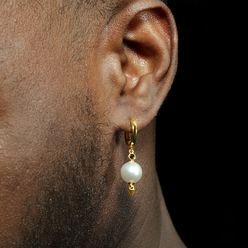 Pearl Corn Dangle Earrings Bold Statement Style With Street Luxury