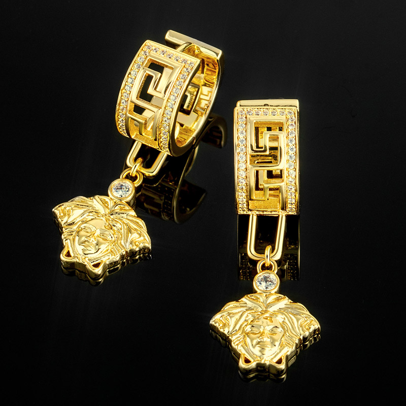 Iced Out Detachable Banshee Earrings Gold With Street Luxury Shine - Image 5