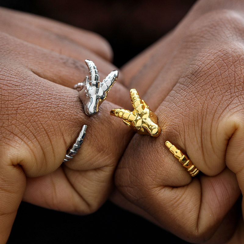 Goat Open Ring Crafted For Standout Style crafted for standout style - Image 3
