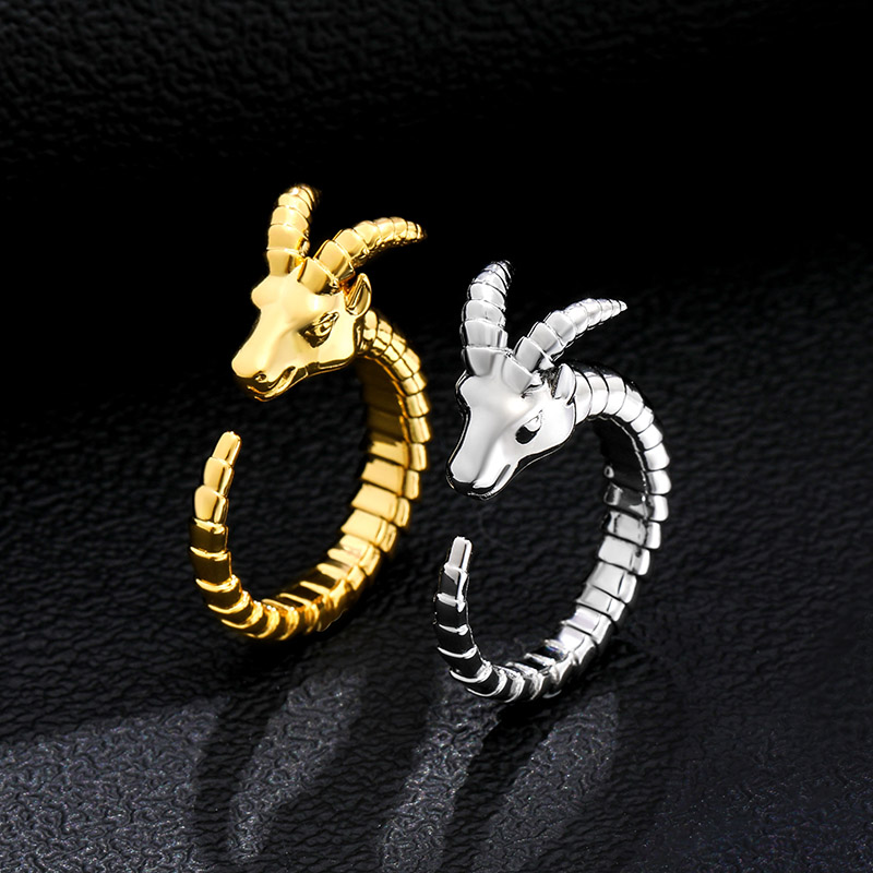 Goat Open Ring Crafted For Standout Style crafted for standout style