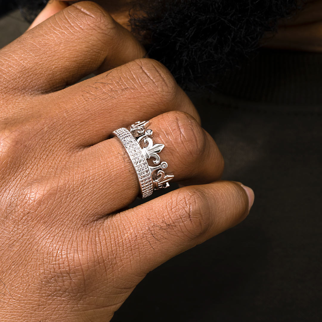 Iced Out King Crown Ring Gold Premium Look Without Heavy Price - Image 4