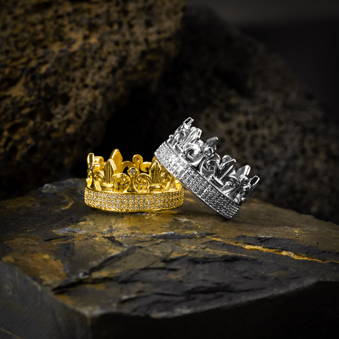 Iced Out King Crown Ring Gold Premium Look Without Heavy Price - Image 6
