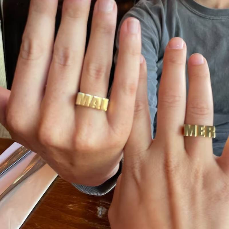 Classic Custom Name Ring Bold Statement Style With Street Luxury - Image 5