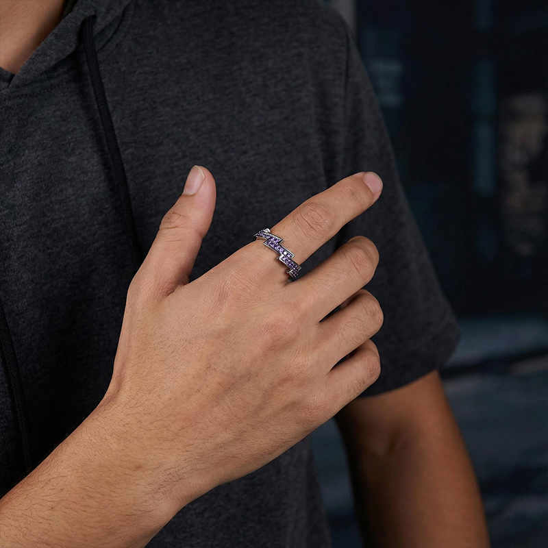 Lightning Open Ring Bold Statement Style With Street Luxury - Image 4