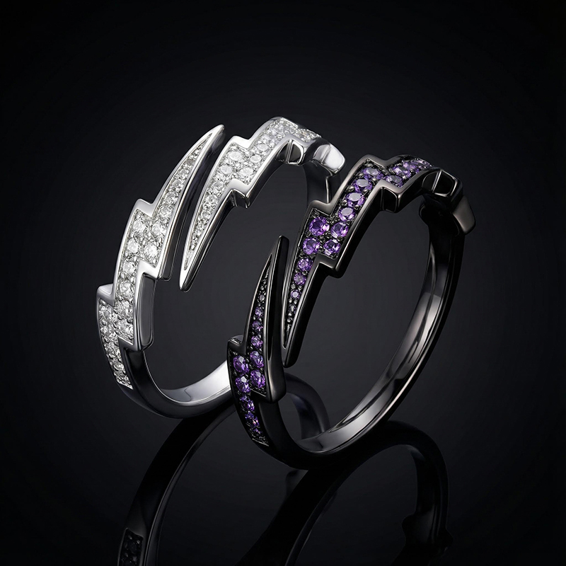 Lightning Open Ring Bold Statement Style With Street Luxury - Image 7