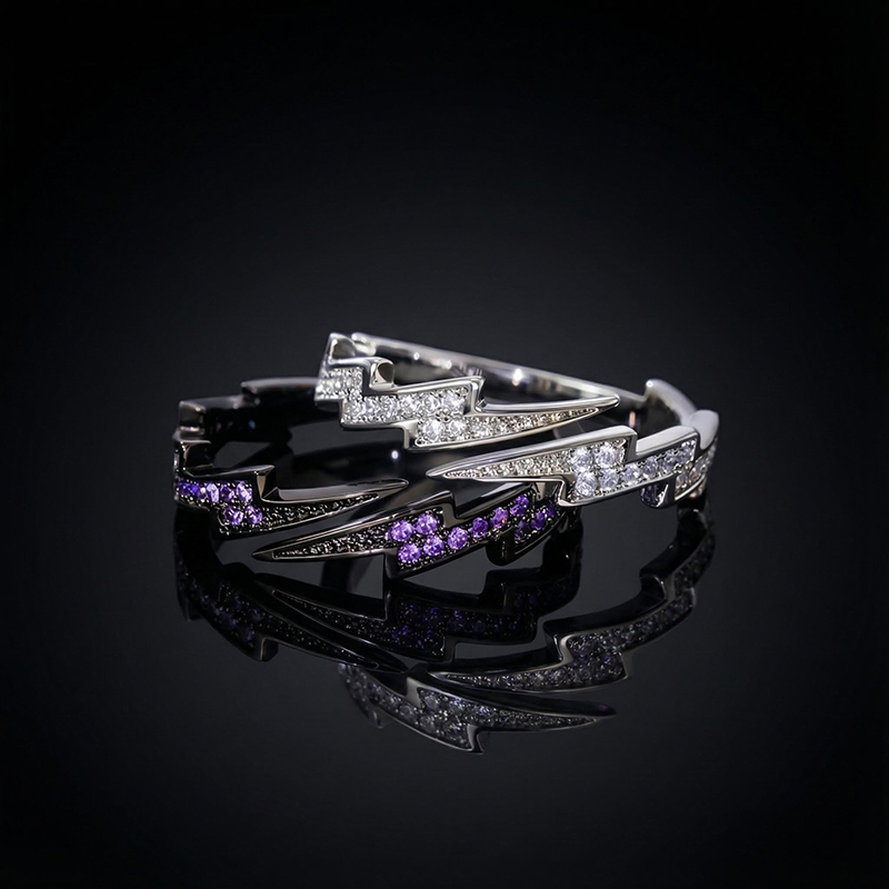Lightning Open Ring Bold Statement Style With Street Luxury - Image 8