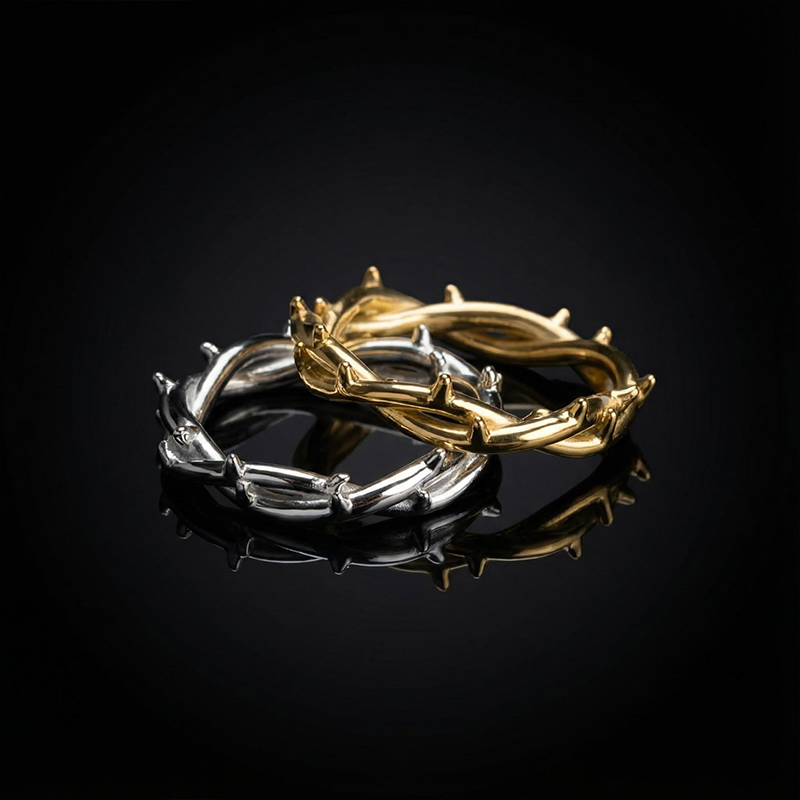Crown Of Thorns Ring Bold Statement Style With Street Luxury - Image 5