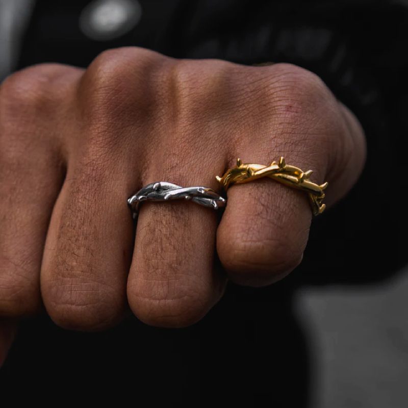 Crown Of Thorns Ring Bold Statement Style With Street Luxury
