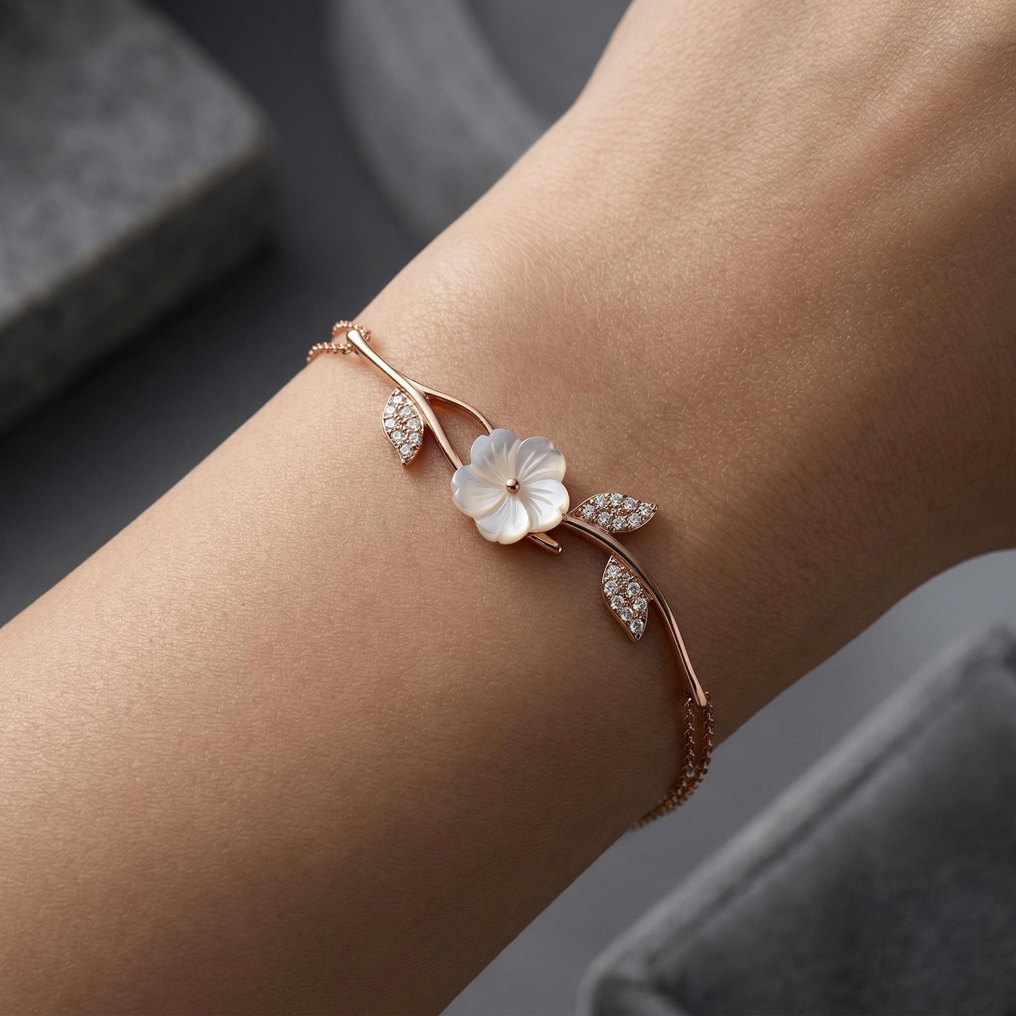 Magnolia Rose Bracelet Bold Statement Style With Street Luxury - Image 11