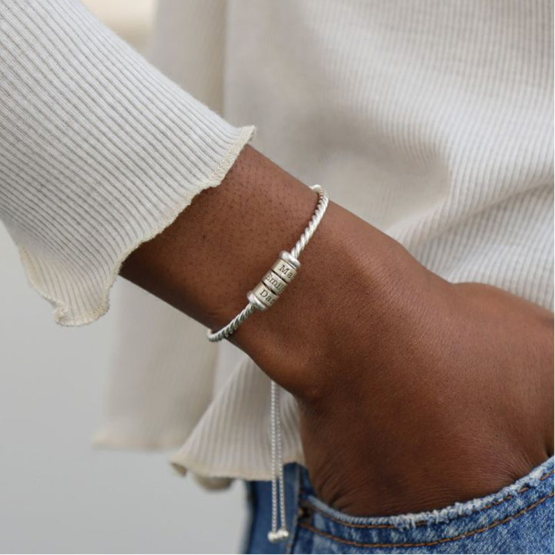 Tied Together Name Bracelet Bold Statement Style With Street Luxury - Image 5