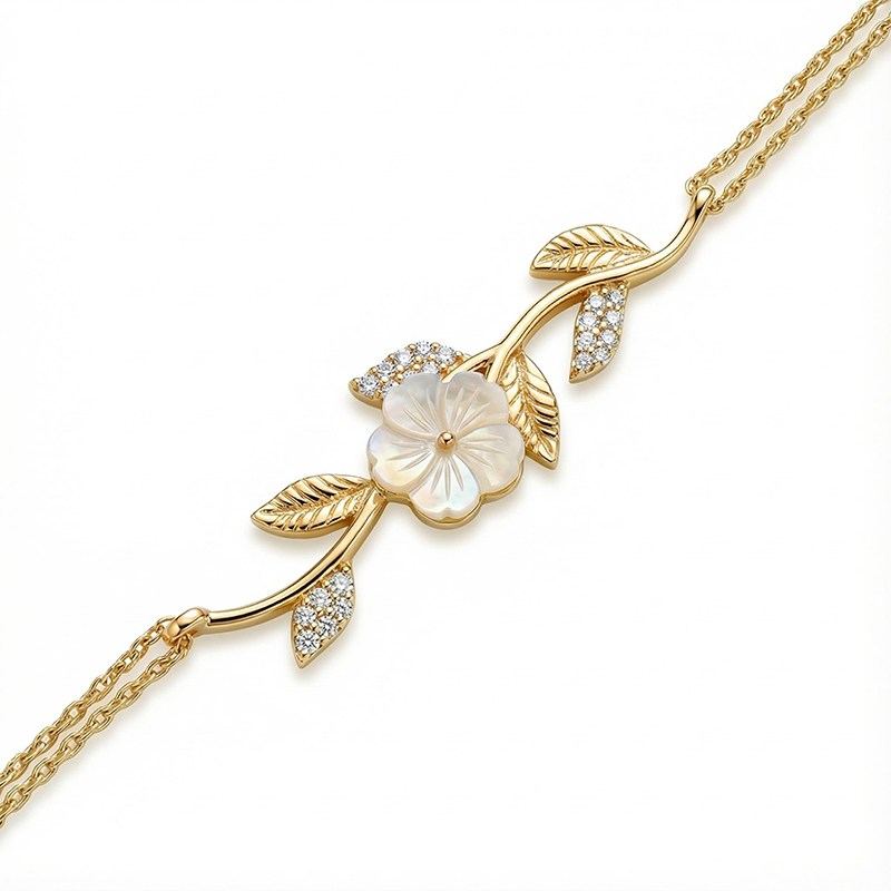 Magnolia Bouquet Bracelet Bold Statement Style With Street Luxury - Image 3