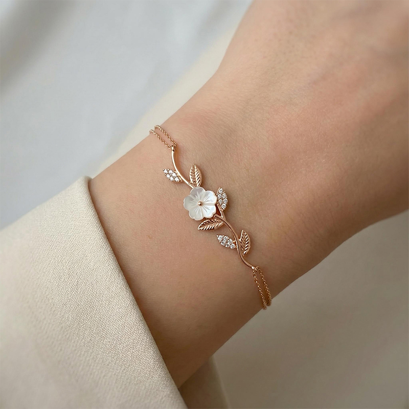 Magnolia Bouquet Bracelet Bold Statement Style With Street Luxury - Image 4