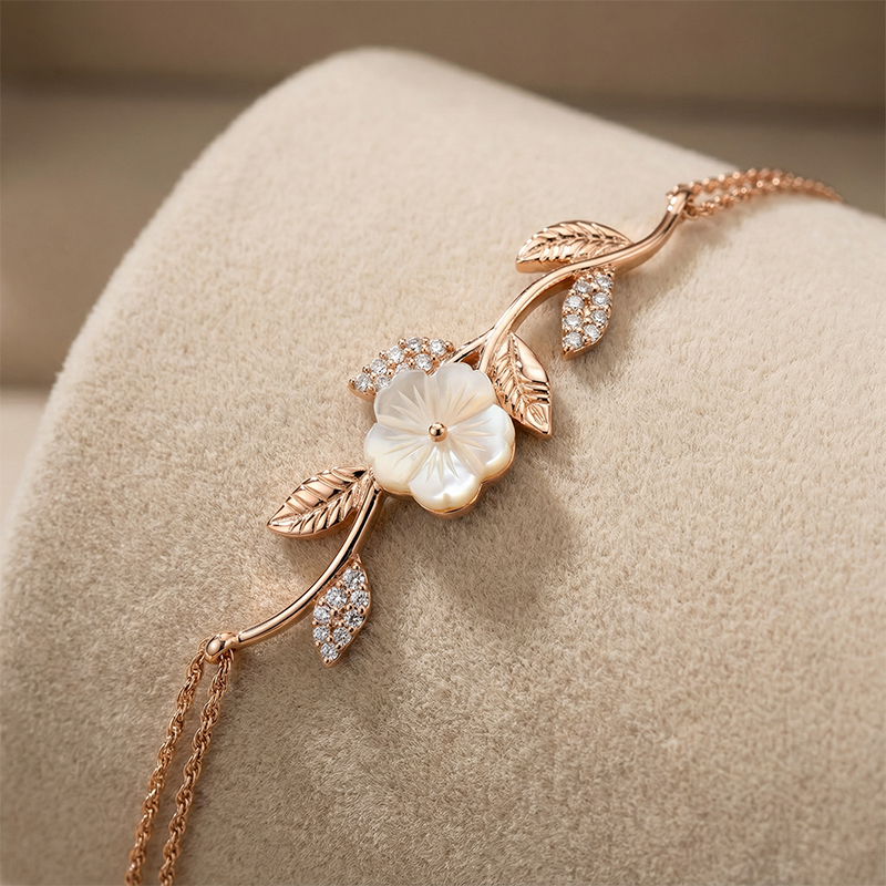 Magnolia Bouquet Bracelet Bold Statement Style With Street Luxury - Image 8