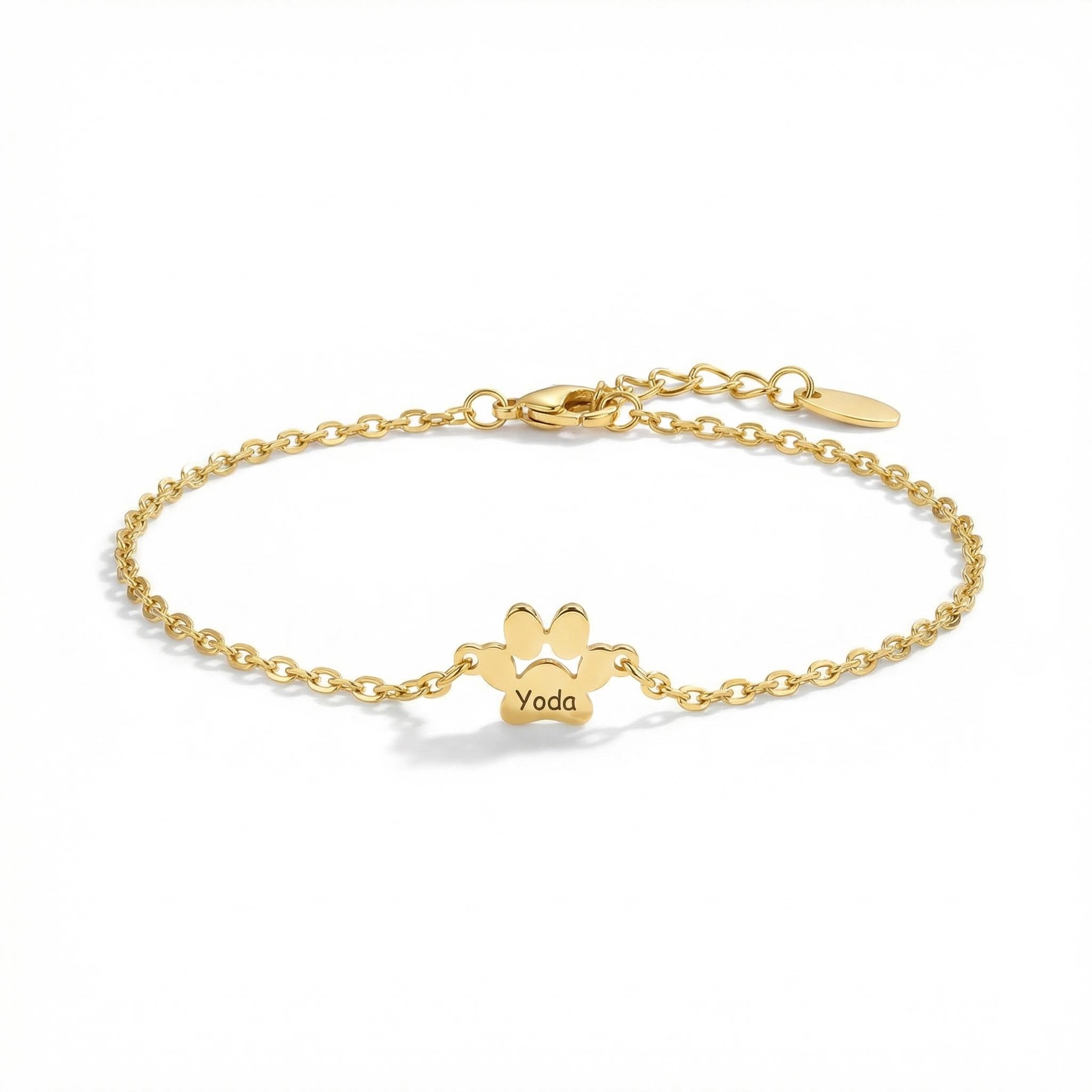 Engraved Paw Print Bracelet Bold Statement Style With Street Luxury - Image 3