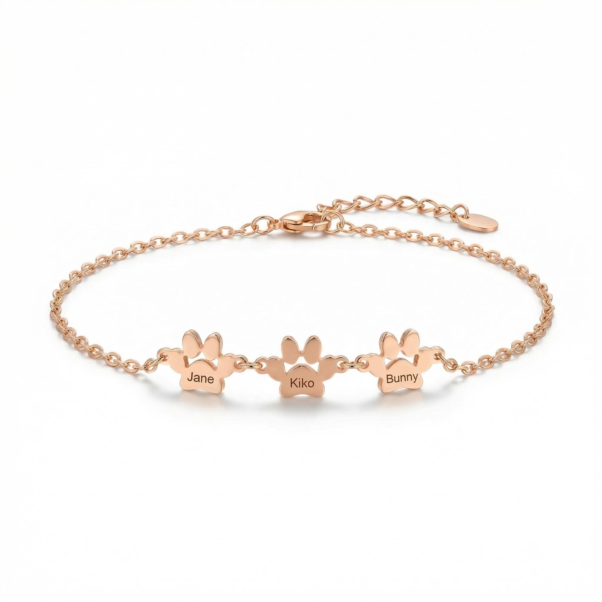 Engraved Paw Print Bracelet Bold Statement Style With Street Luxury - Image 6