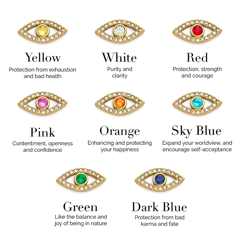 Customized Evil Eye Gold Bracelet Gold With Bold Statement Appeal - Image 3