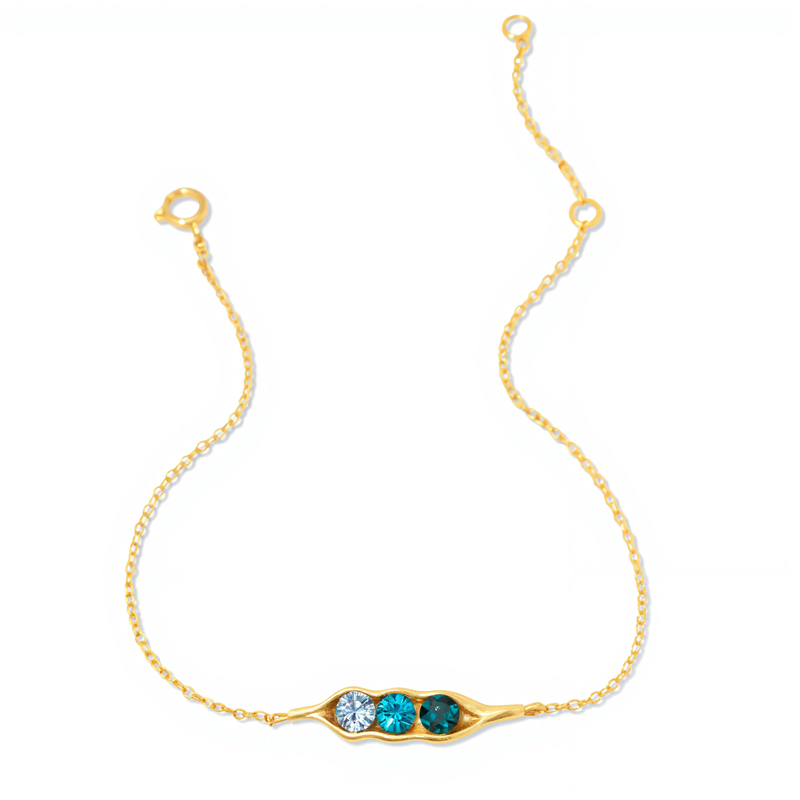 Personalised Birthstone Elegant Link Bracelet With Street Luxury Shine - Image 7