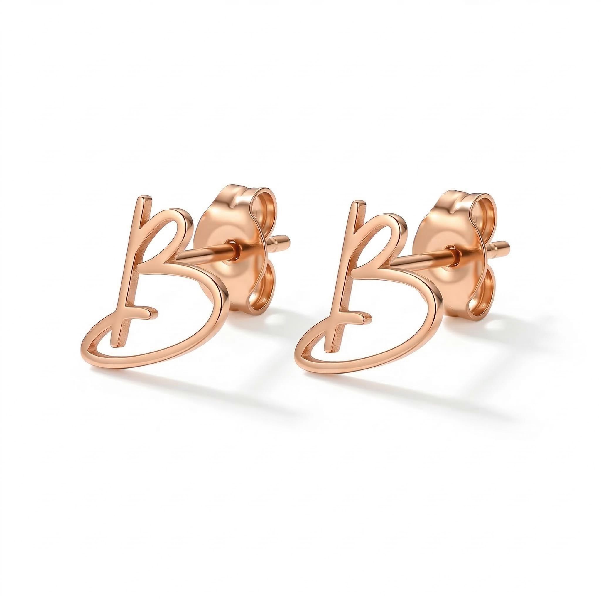 Customized Initial Earrings Bold Statement Style With Street Luxury - Image 7