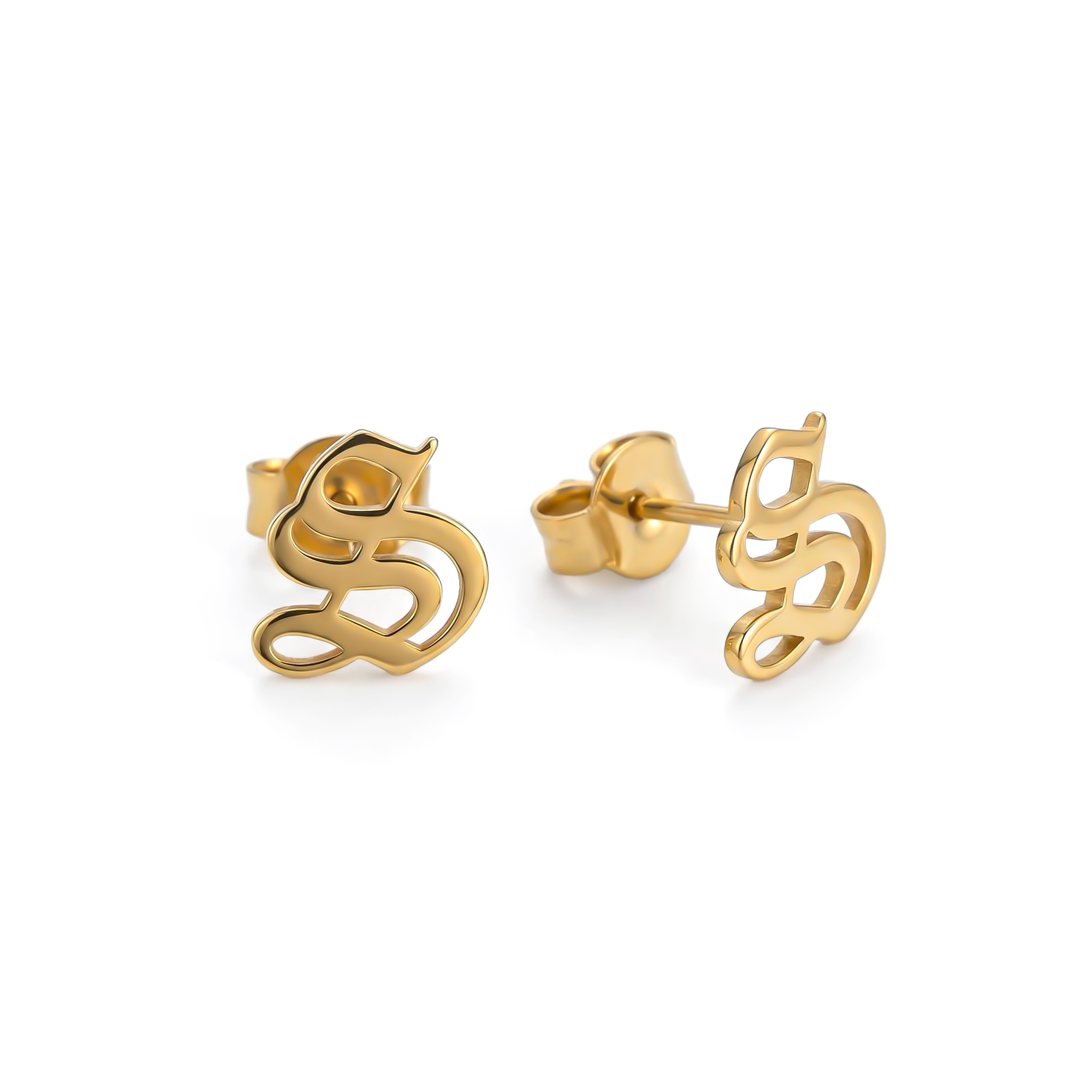 Customized Initial Earrings Bold Statement Style With Street Luxury - Image 9