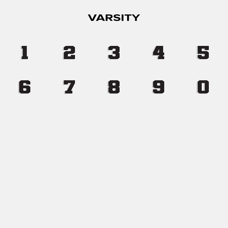 Diamond Varsity Font Custom Number Necklace With Street Luxury Shine - Image 8