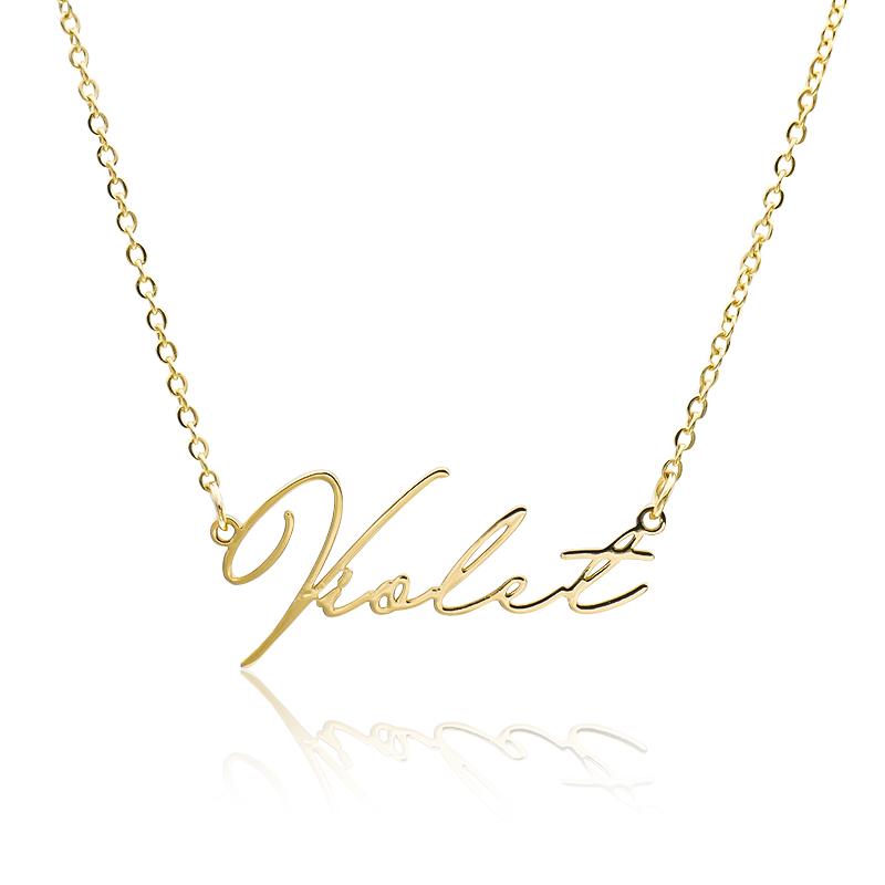 Valencia Custom Name Necklace Bold Statement Style With Street Luxury