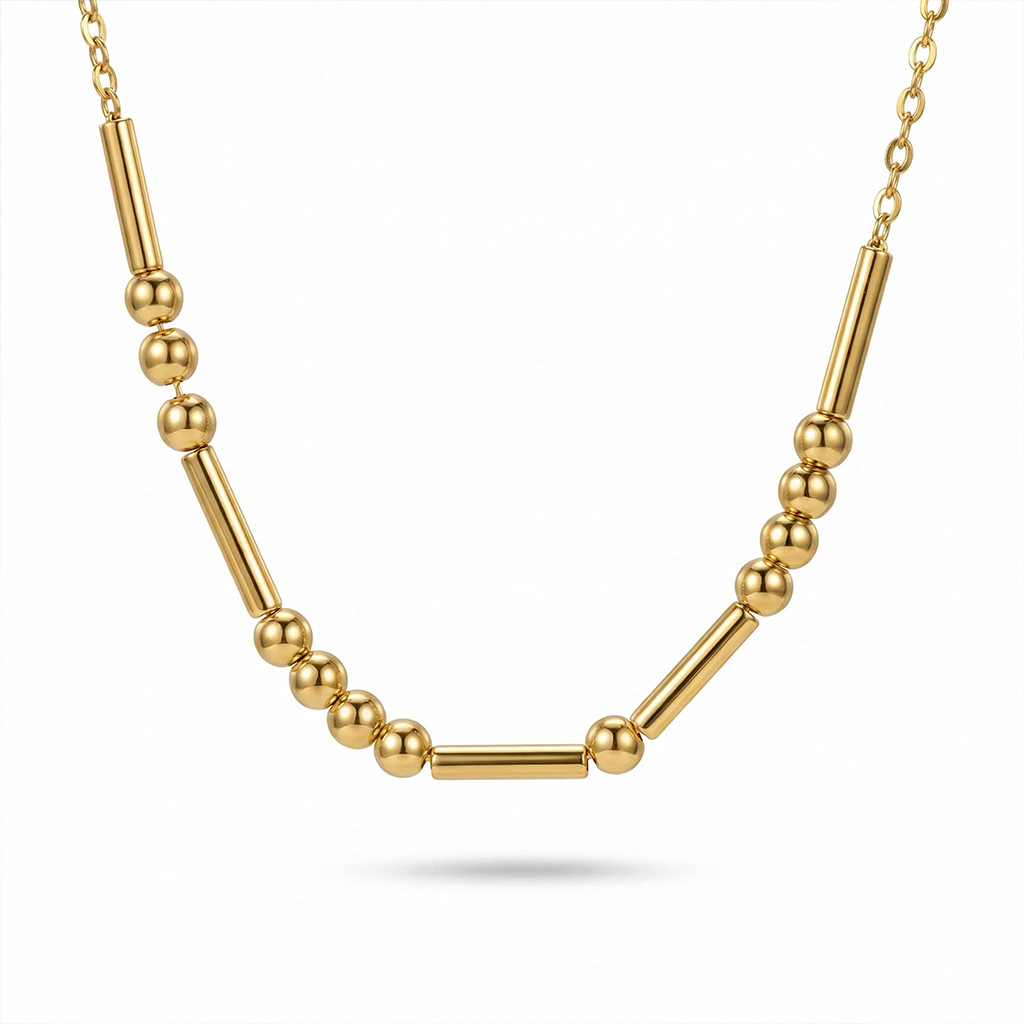 Morse Code Necklace Bold Statement Style With Street Luxury - Image 4