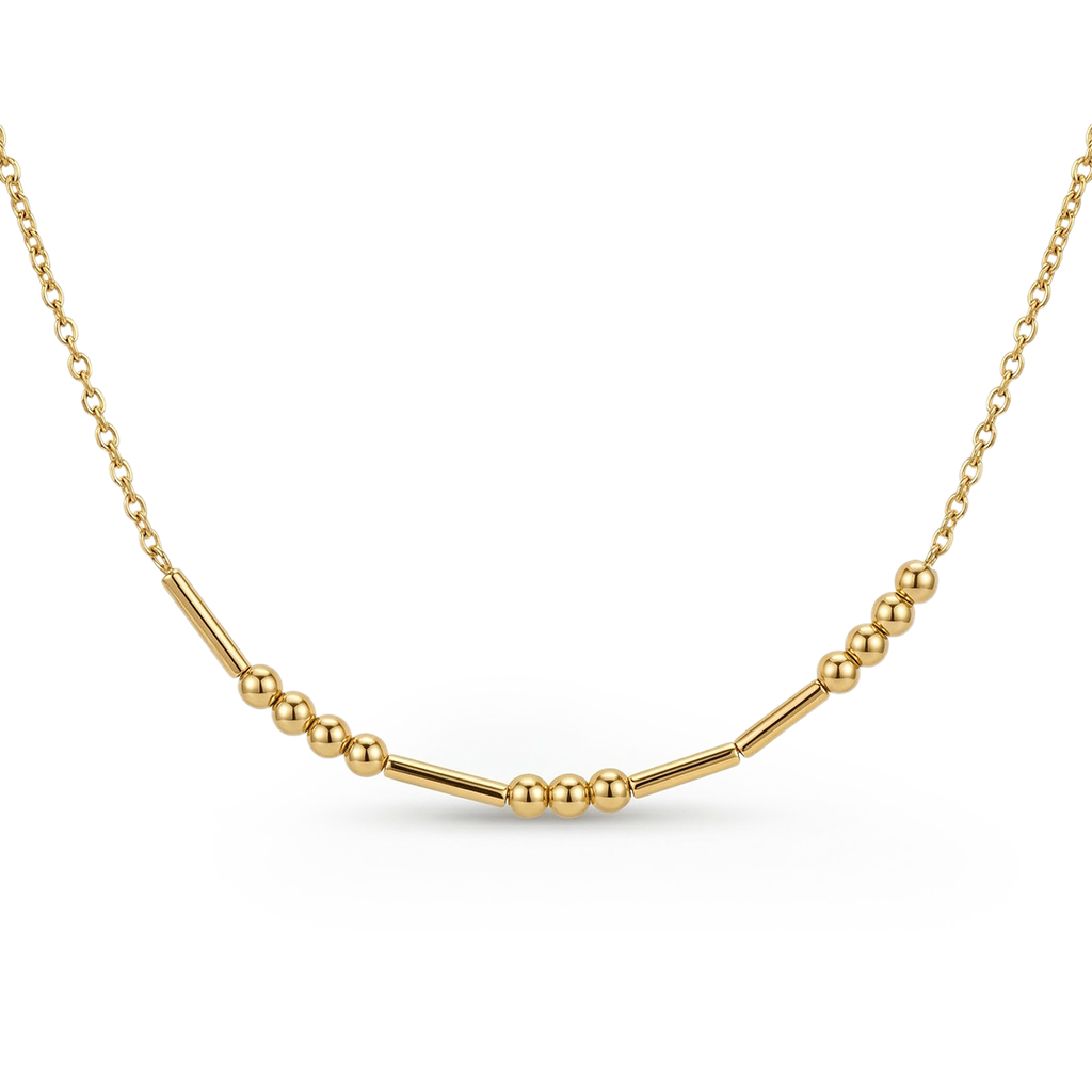 Morse Code Necklace Bold Statement Style With Street Luxury