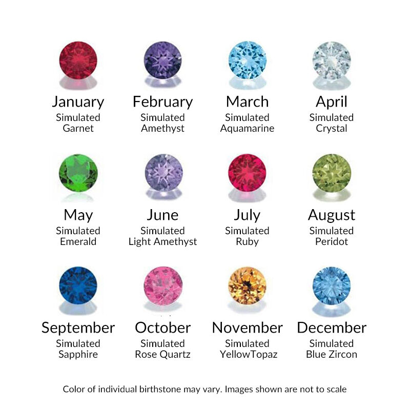 Personalized Date Birthstone Necklace Silver With Street Luxury Shine - Image 12