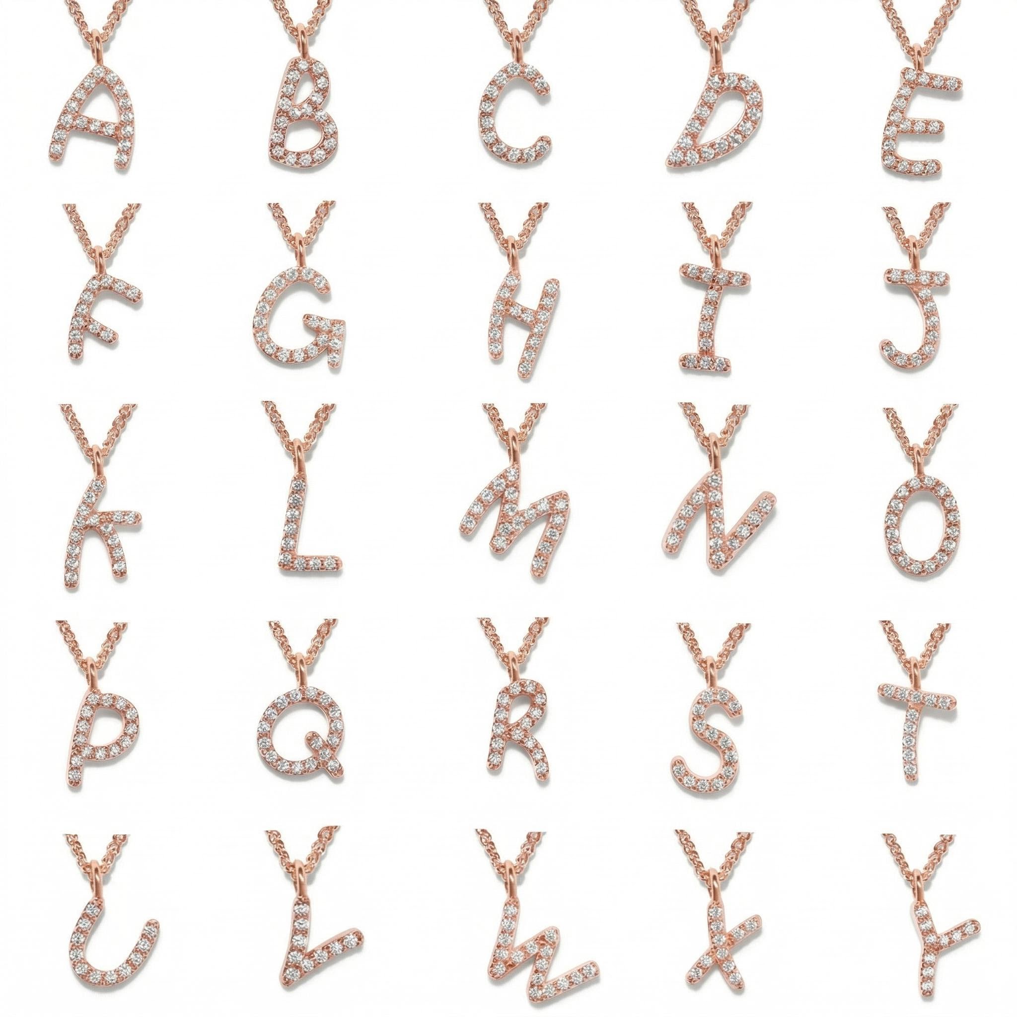 Diamond Initial Necklace Iced Out Shine With Street Luxury - Image 7