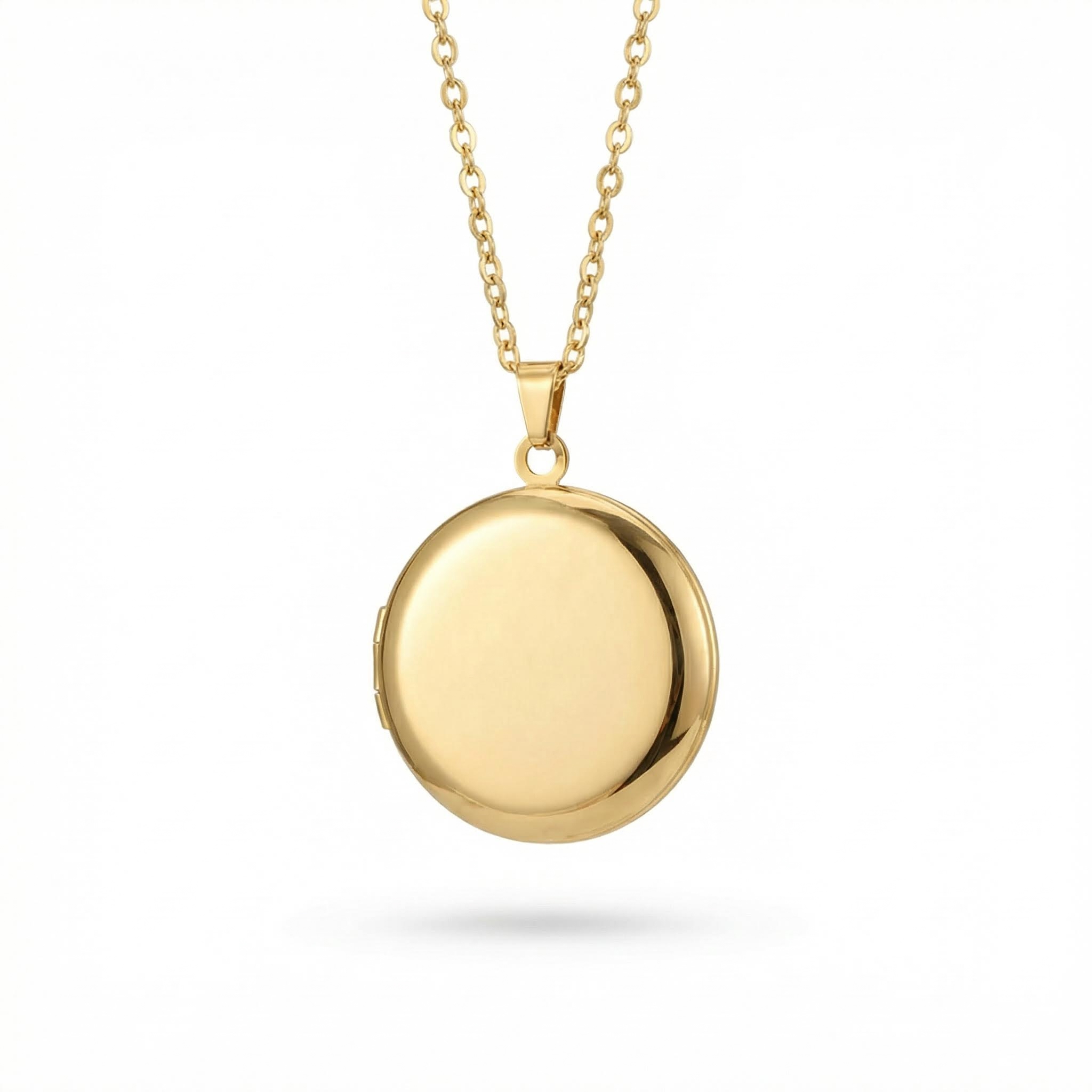 Customized Photo Round Locket Pendant Silver With Street Luxury Shine - Image 3
