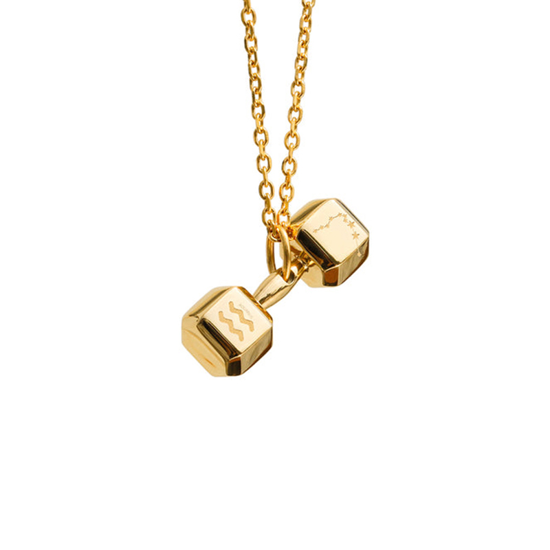 Constellation Dumbbell Necklace Bold Statement Style With Street Luxury