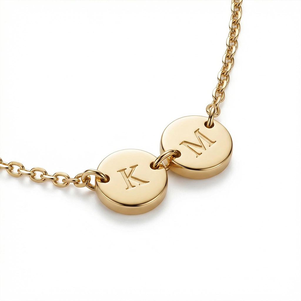 Tiny Discs Combination Necklace Bold Statement Style With Street Luxury - Image 4