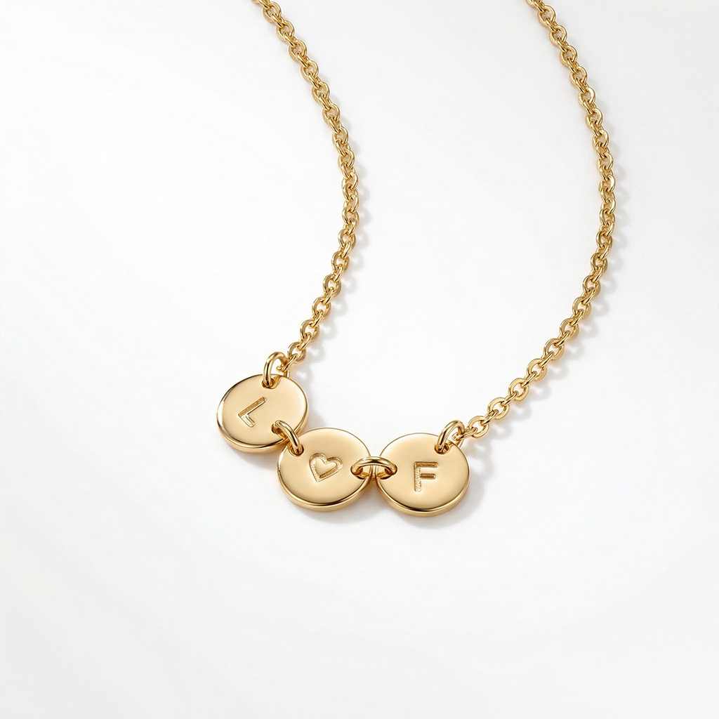 Tiny Discs Combination Necklace Bold Statement Style With Street Luxury - Image 5