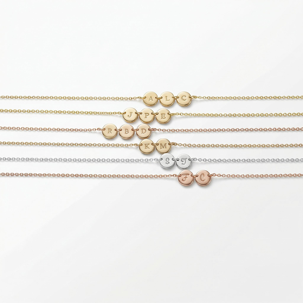 Tiny Discs Combination Necklace Bold Statement Style With Street Luxury - Image 6