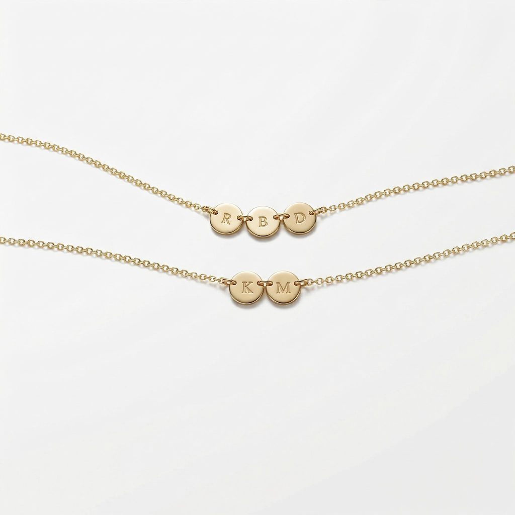 Tiny Discs Combination Necklace Bold Statement Style With Street Luxury - Image 7