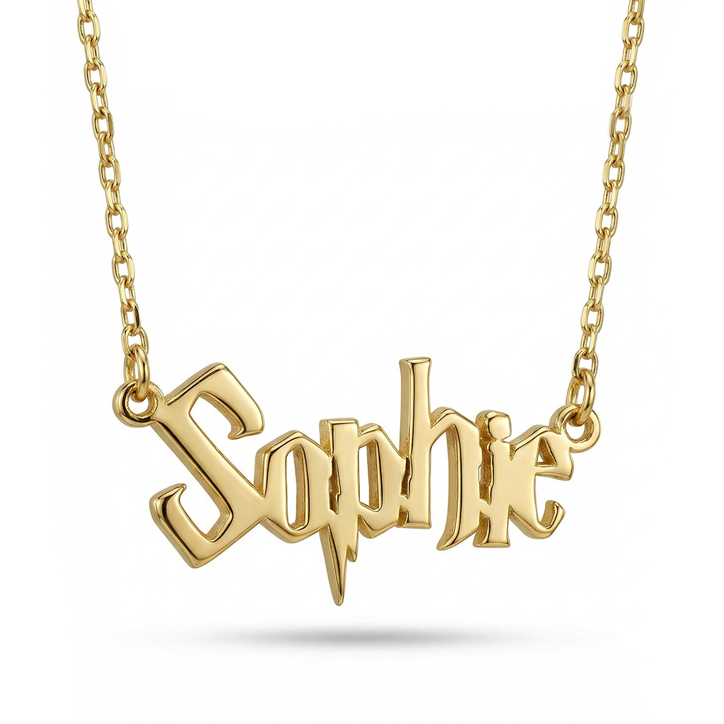 Customized Magical Name Necklace Bold Statement Style With Street Luxury