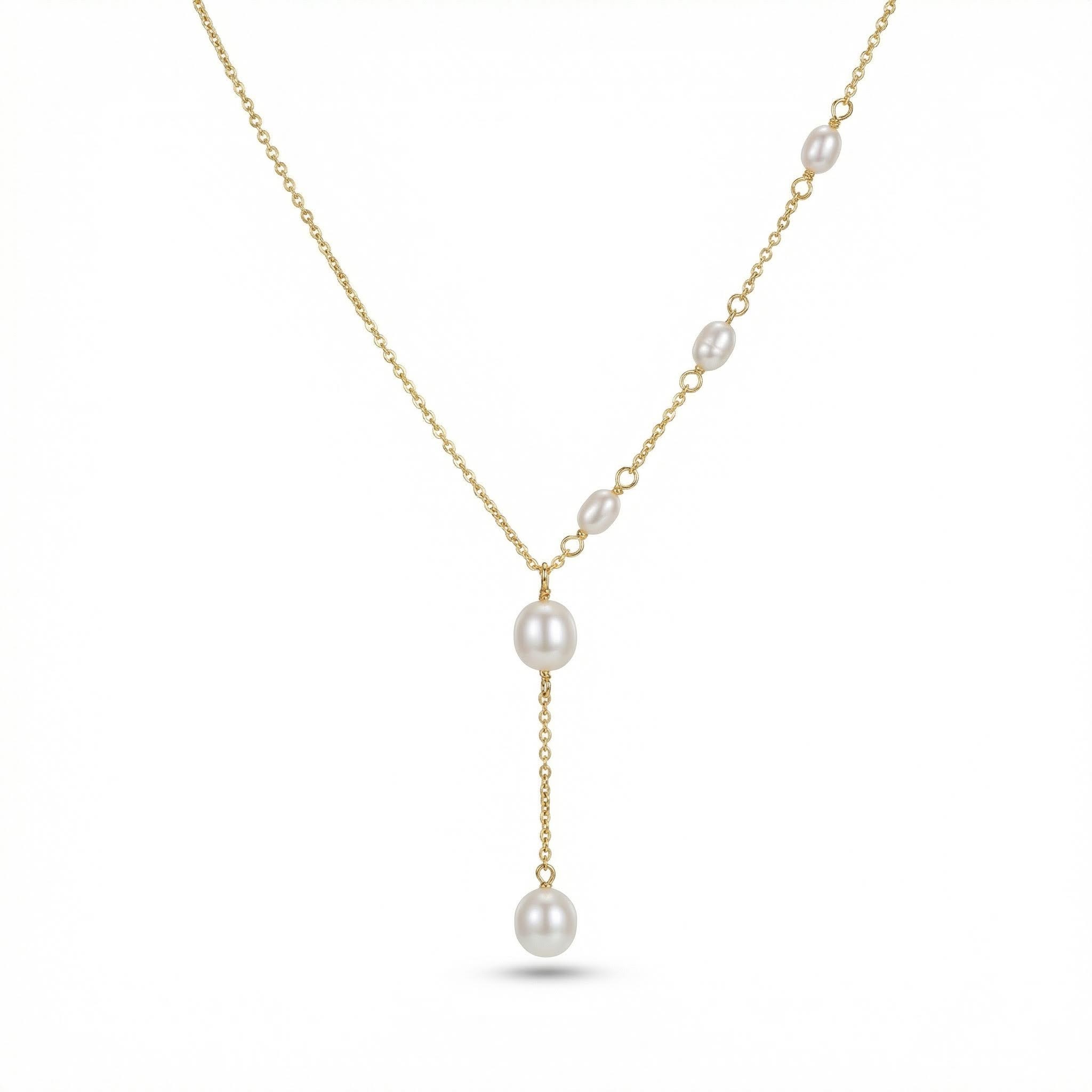 Pearl Lariat Necklace Bold Statement Style With Street Luxury