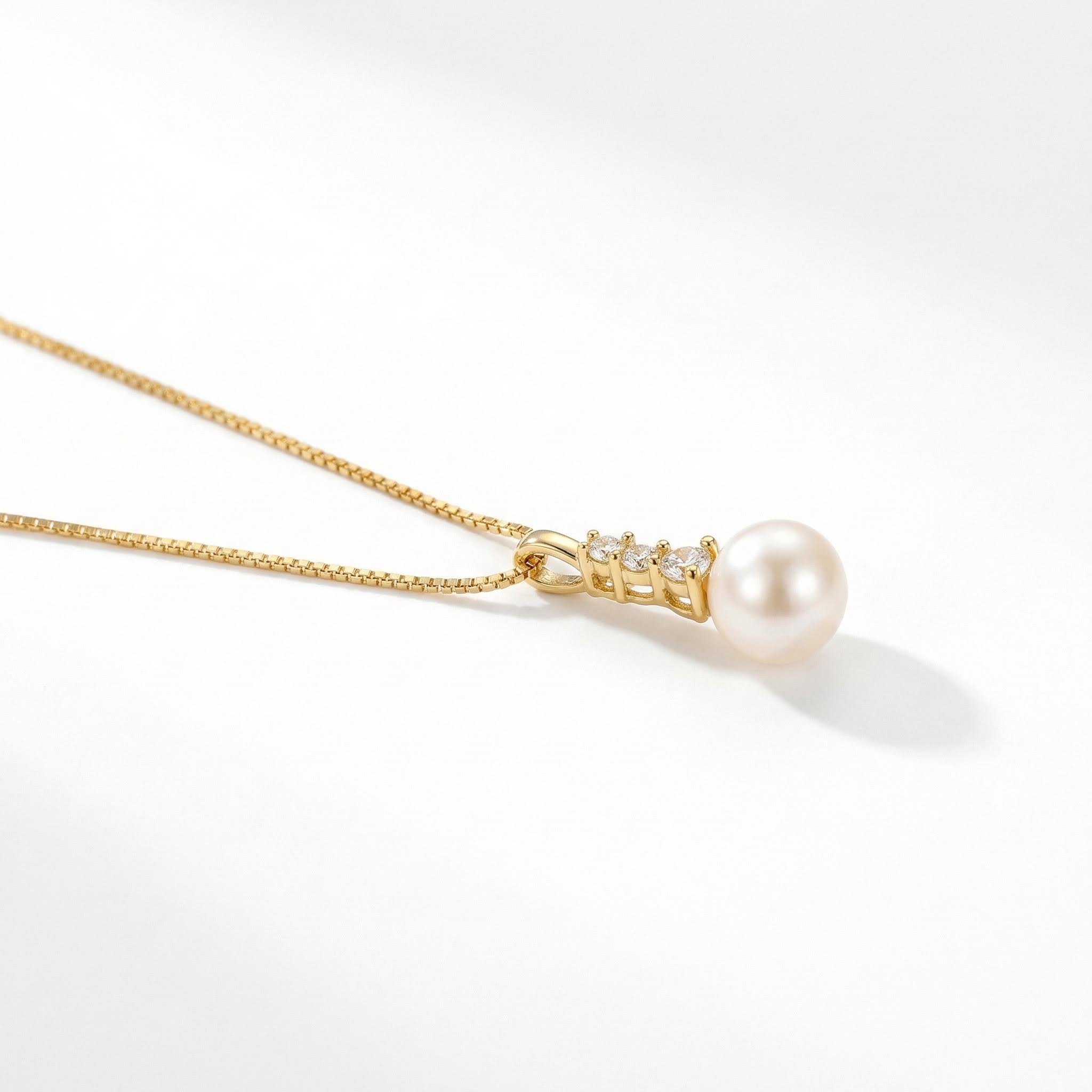 Diamond Pearl Necklace Iced Out Shine With Street Luxury - Image 4
