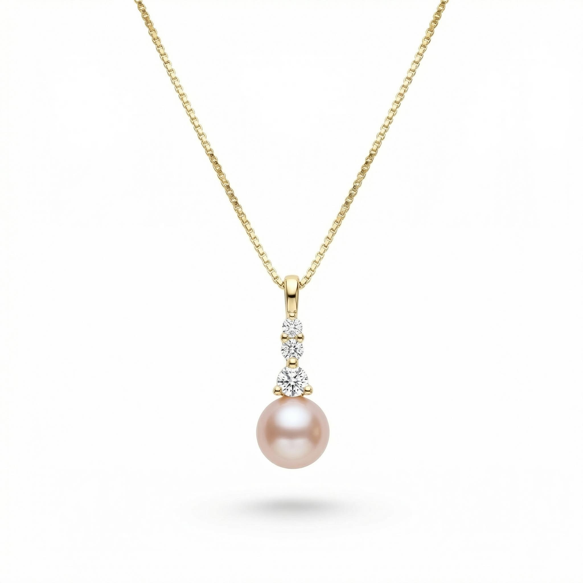 Diamond Pearl Necklace Iced Out Shine With Street Luxury