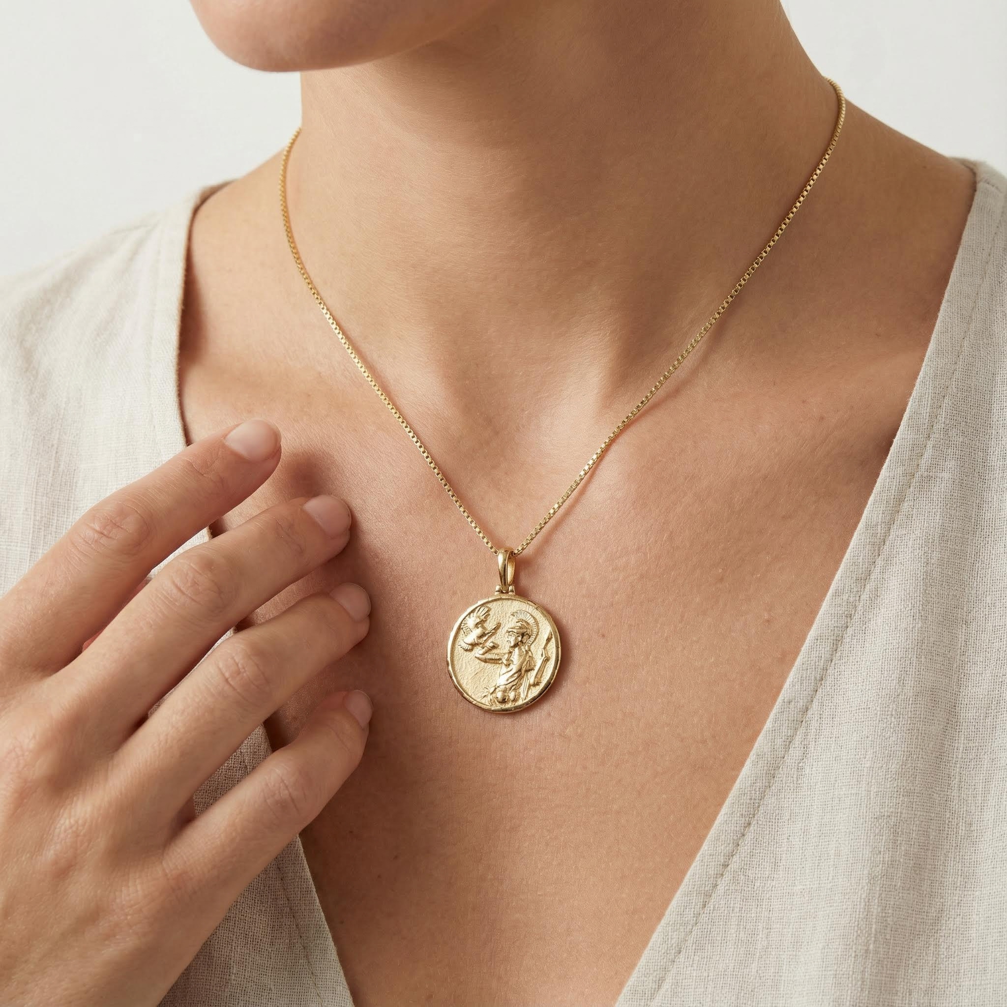 Athena Pendant Necklace Bold Statement Style With Street Luxury - Image 3