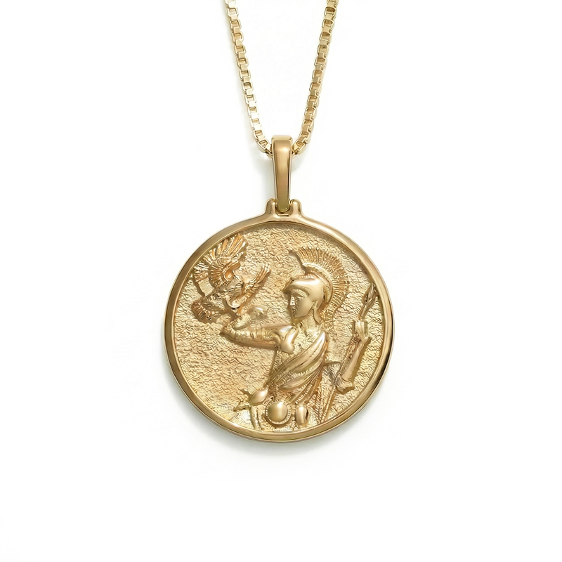 Athena Pendant Necklace Bold Statement Style With Street Luxury