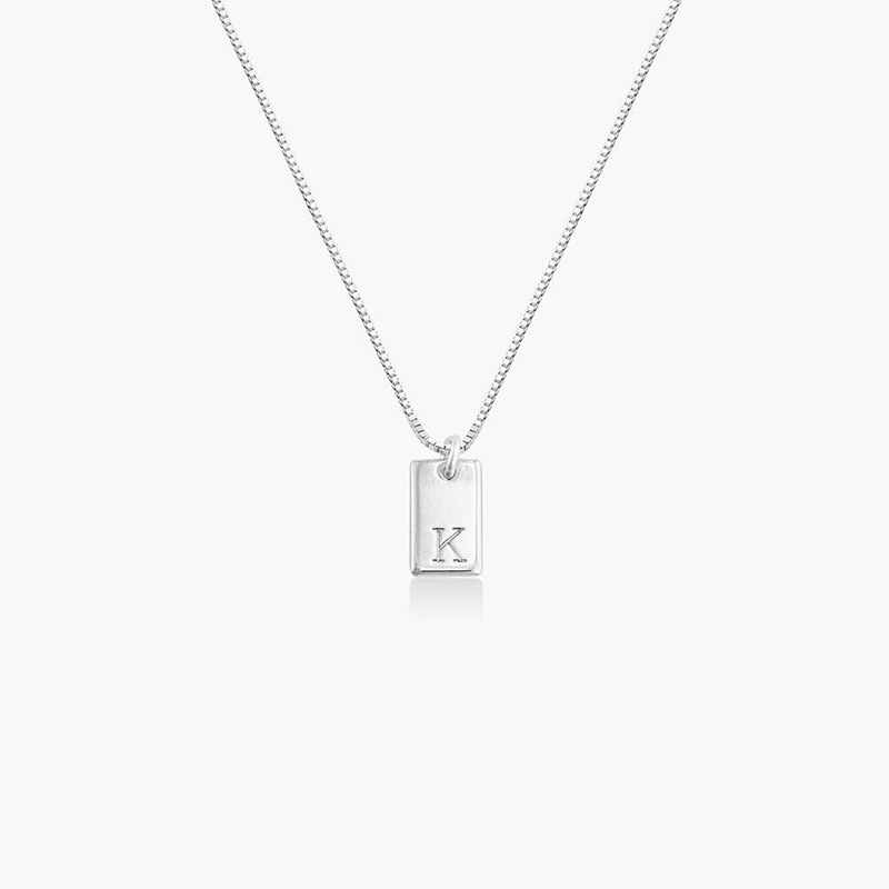 Personalized Tag Initial Necklace Bold Statement Style With Street Luxury - Image 4