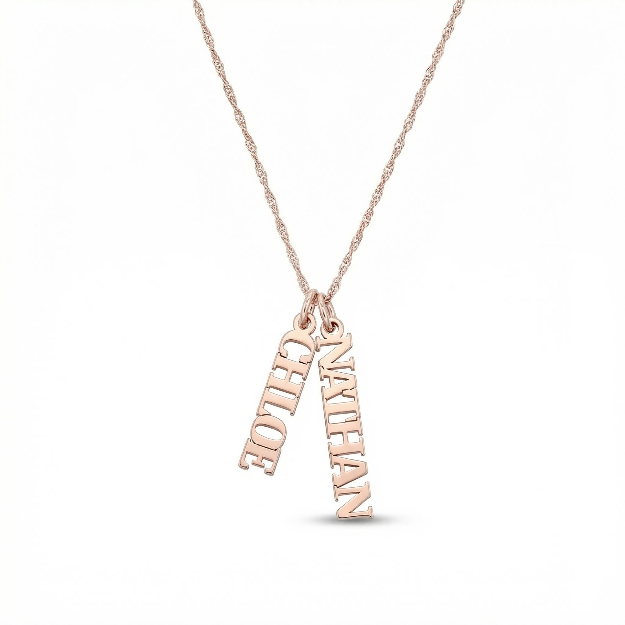 Multiple Vertical Name Necklace Bold Statement Style With Street Luxury - Image 4