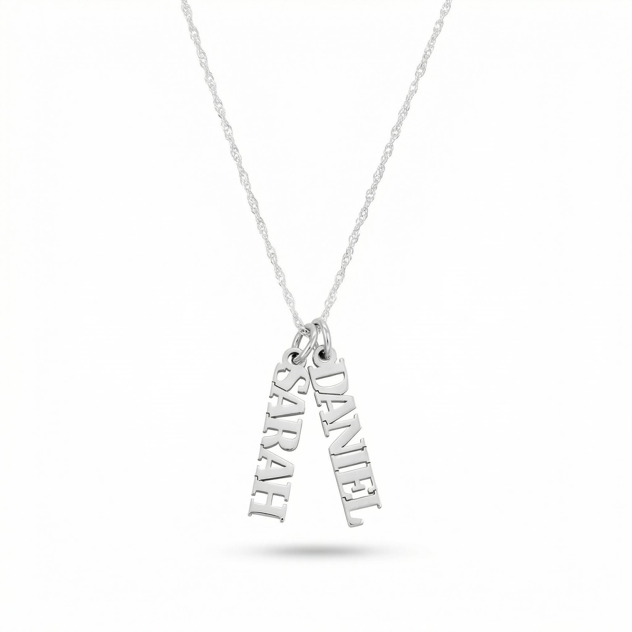 Multiple Vertical Name Necklace Bold Statement Style With Street Luxury - Image 5