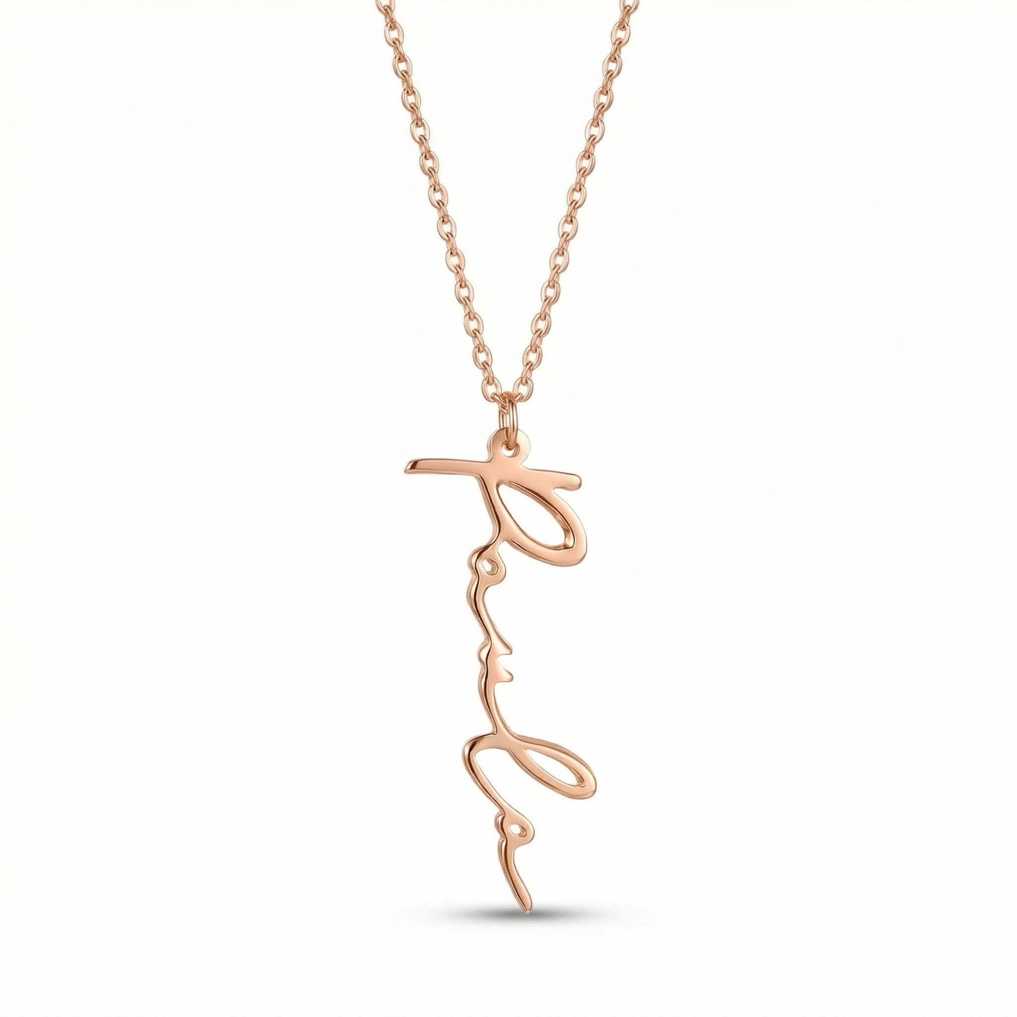 Customized Vertical Name Necklace Bold Statement Style With Street Luxury - Image 6