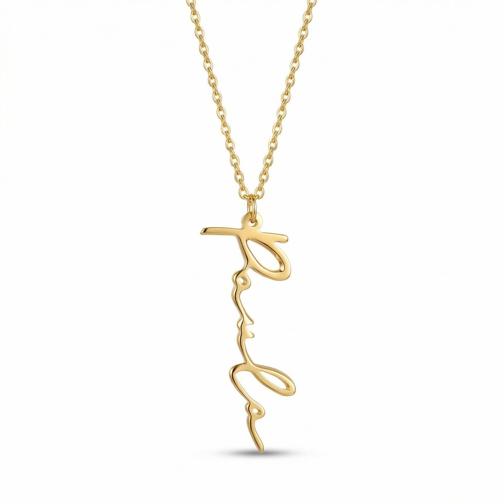 Customized Vertical Name Necklace Bold Statement Style With Street Luxury
