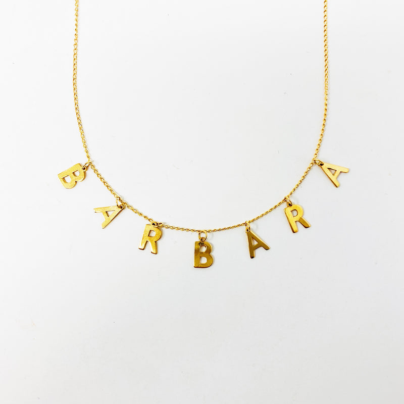 Personalized Letter Charms Necklace Bold Statement Style With Street Luxury - Image 4