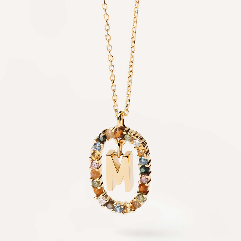Initial Colored Diamond Necklace Iced Out Shine With Street Luxury - Image 9